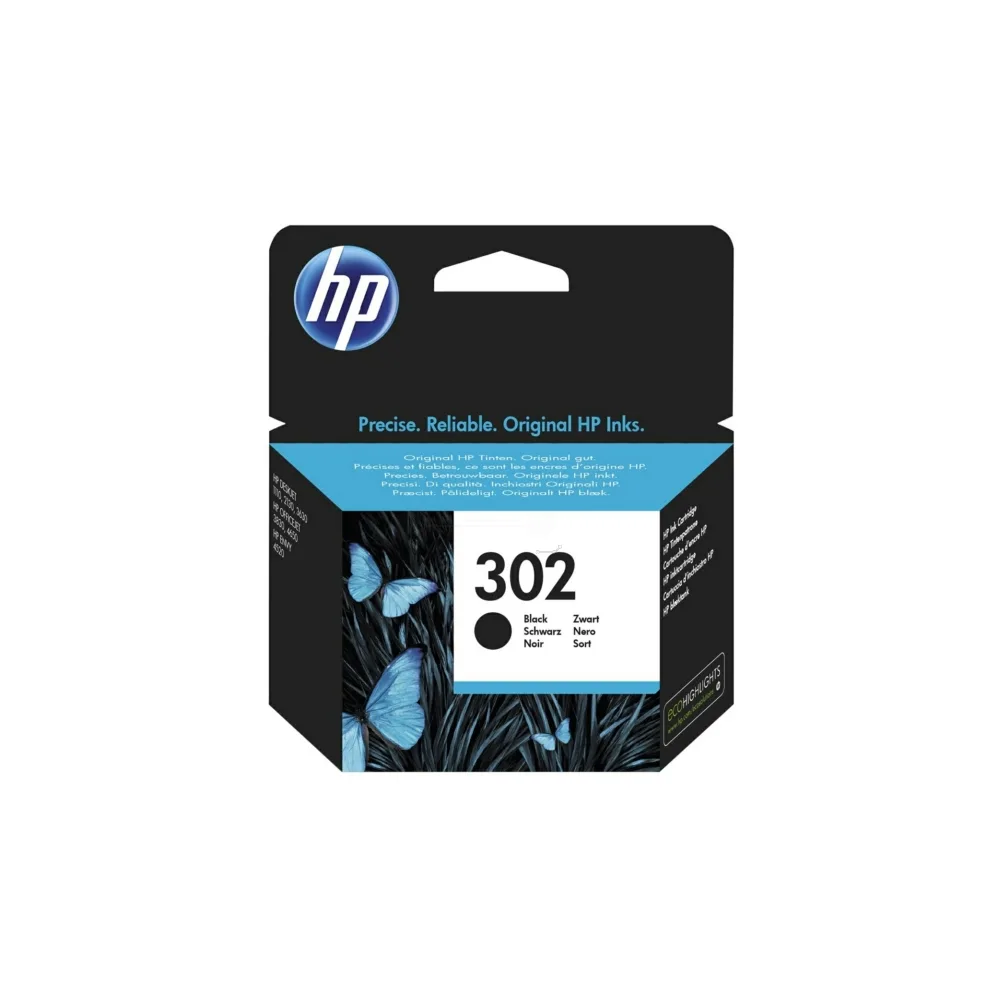 Original HP F6U66AE / 302 Druckkopfpatrone schwarz
