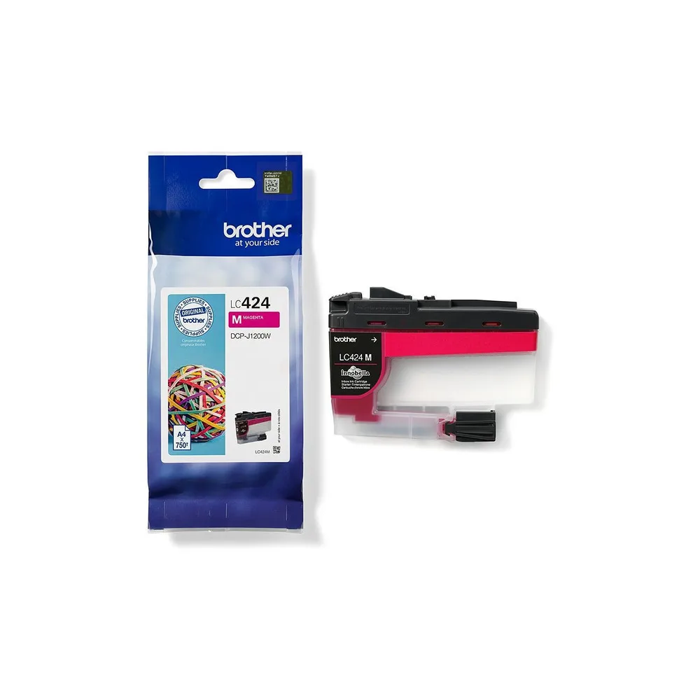 Original Brother LC424M Tintenpatrone magenta