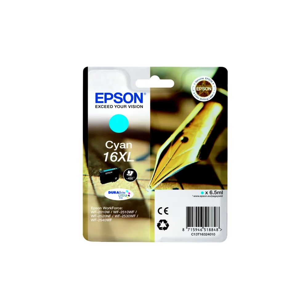 Original Epson C13T16324012 / 16XL Tintenpatrone cyan