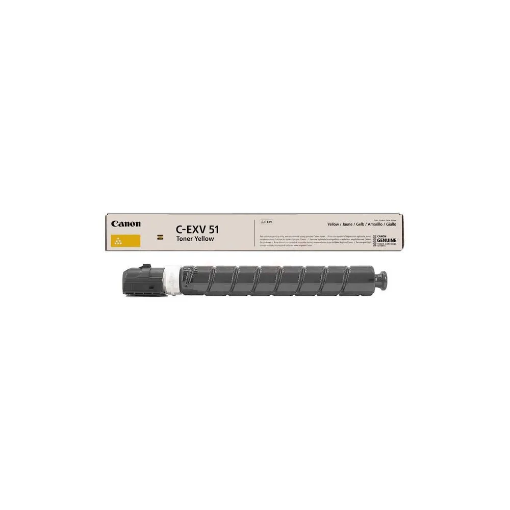 Original Canon 0484C002 / CEXV51Y Toner gelb