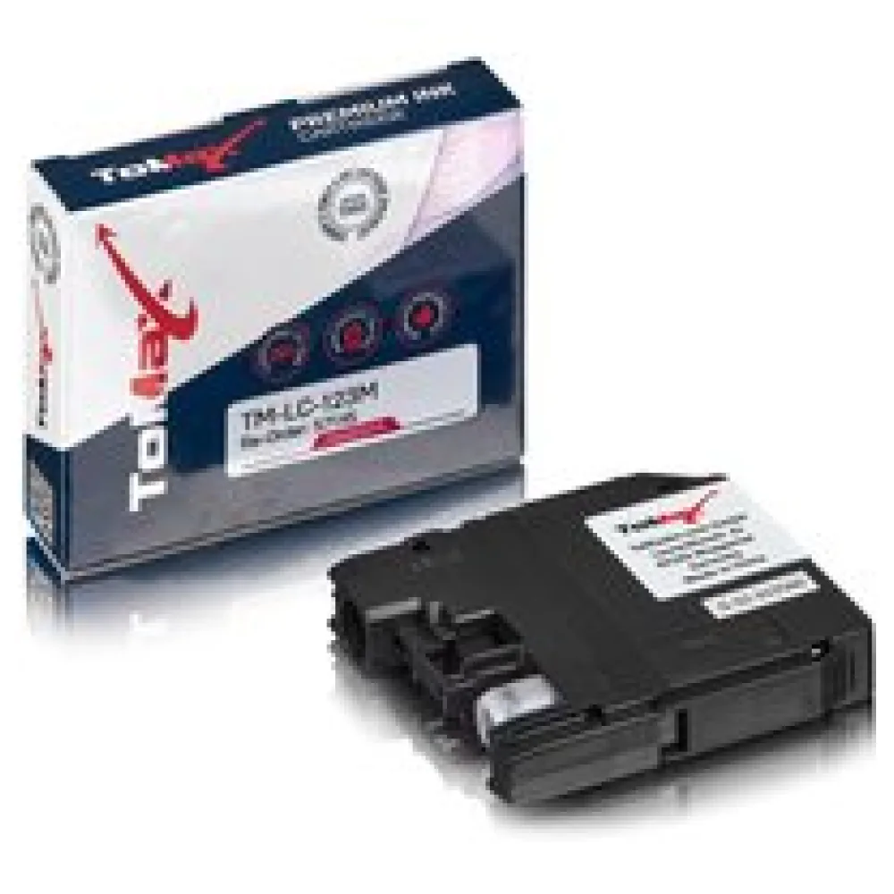 ToMax Premium ersetzt Brother LC-123M Tintenpatrone, magenta – Bild 2