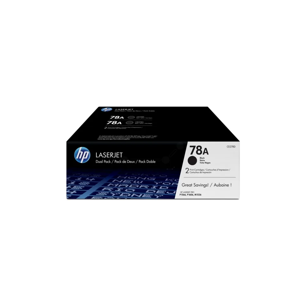 Original HP CE278AD / 78A Toner schwarz