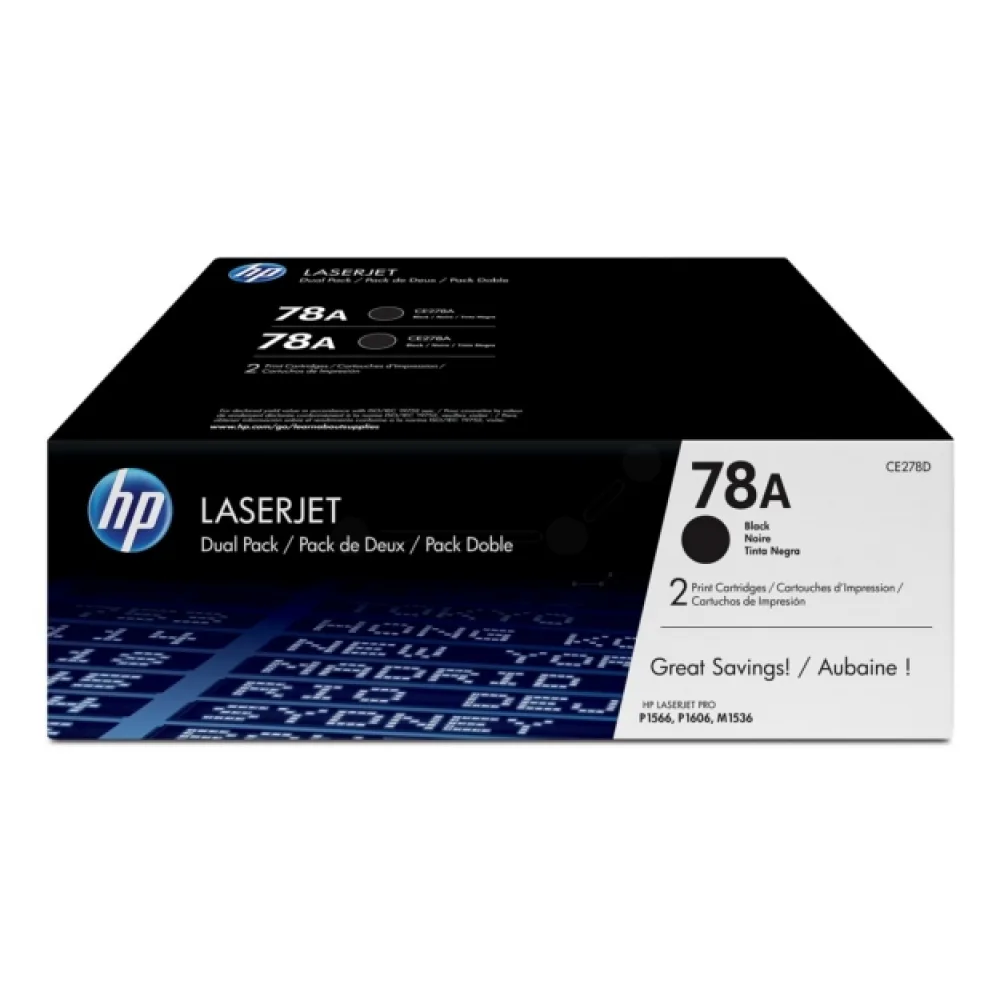 Original HP CE278AD / 78A Toner schwarz