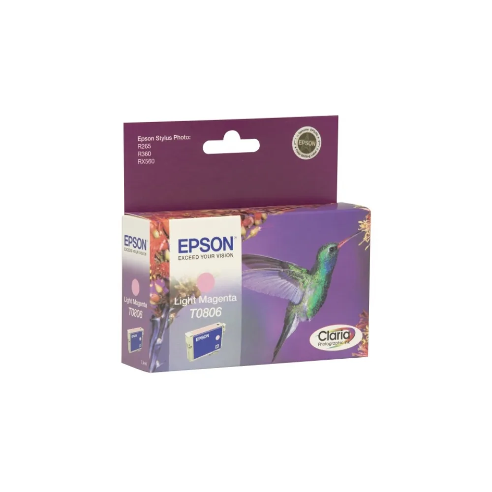 Original Epson C13T08064021 / T0806 Tintenpatrone magenta hell
