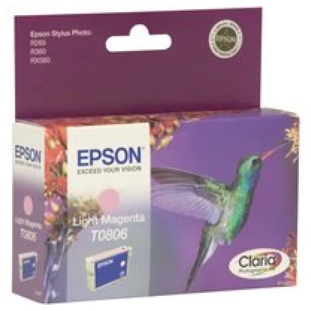 Original Epson C13T08064021 / T0806 Tintenpatrone magenta hell – Bild 2