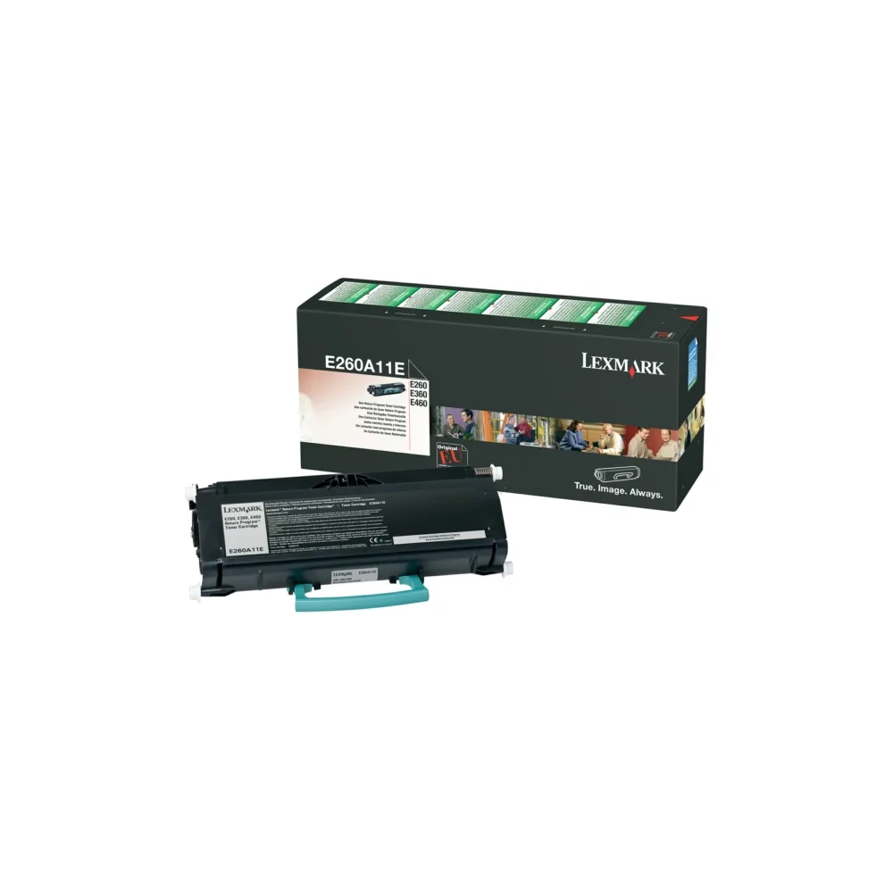 Original Lexmark E260A11E Toner schwarz