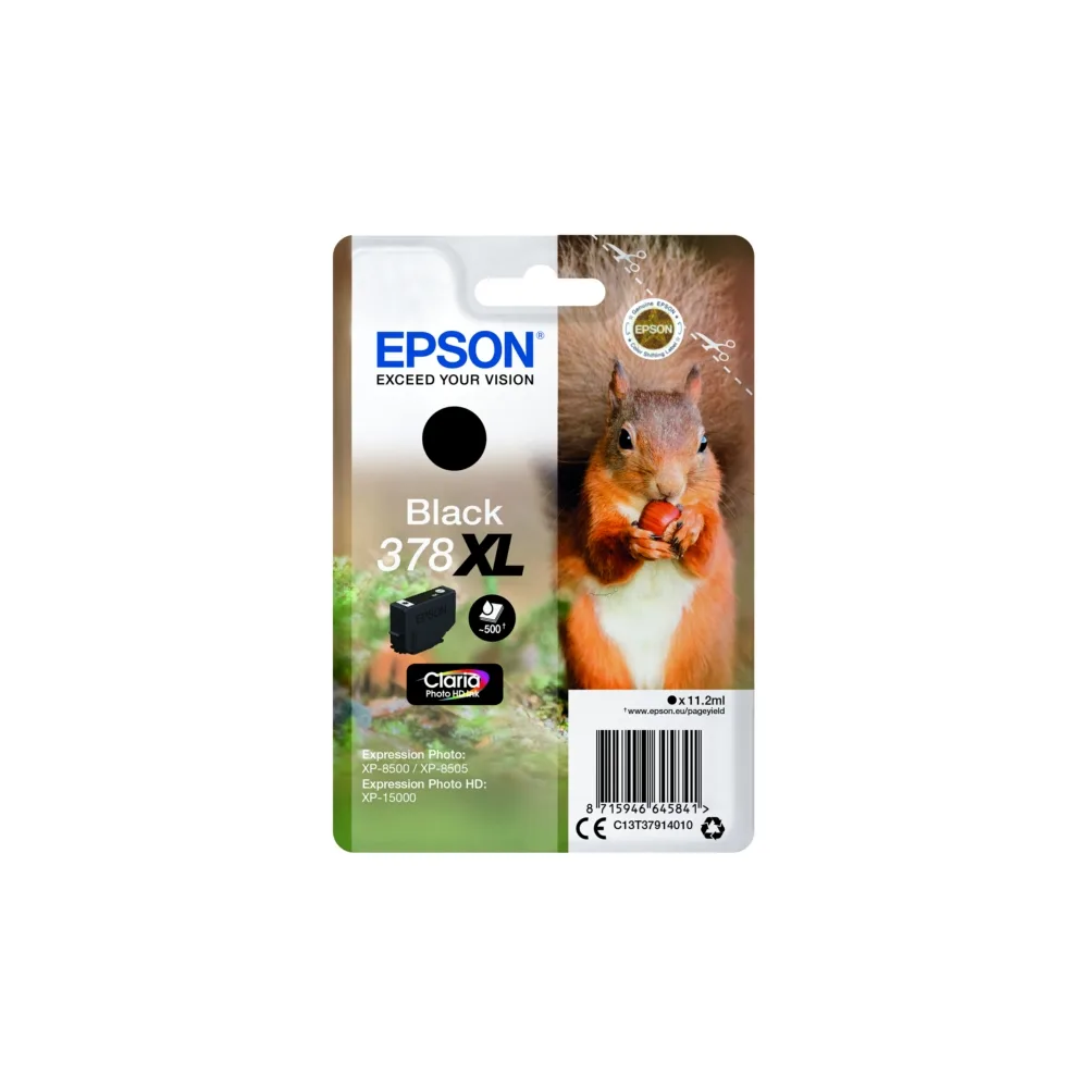 Original Epson C13T37914010 / 378XL Tintenpatrone schwarz