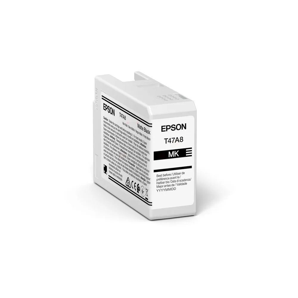 Original Epson C13T47A80N / T47A8 Tintenpatrone schwarz matt