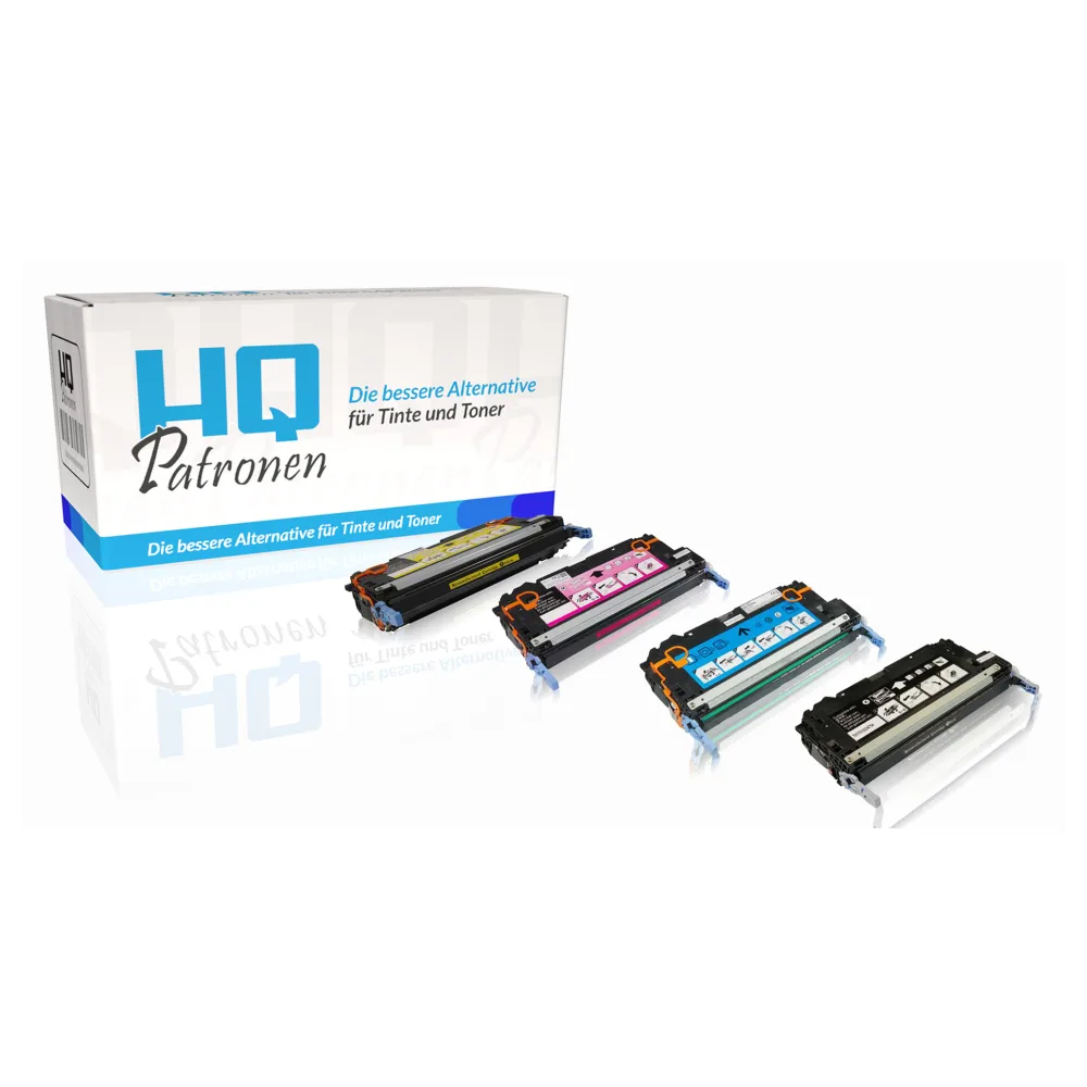 Multipack kompatibel zu HP Q6470A / 501A enthält 1xBK, 1xC, 1xM, 1xY