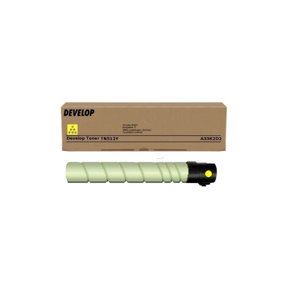 Original Develop A33K2D2 / TN512Y Toner gelb