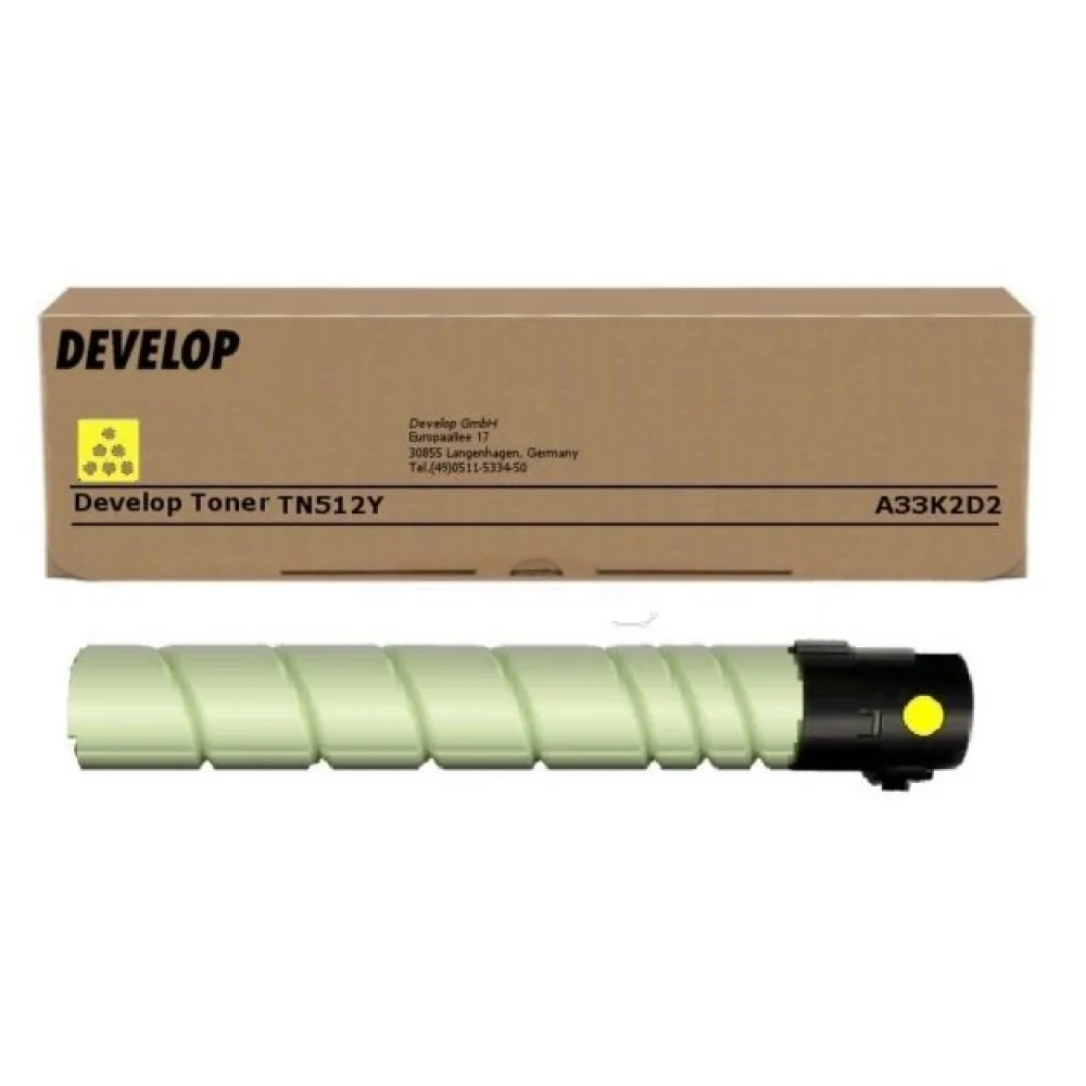 Original Develop A33K2D2 / TN512Y Toner gelb