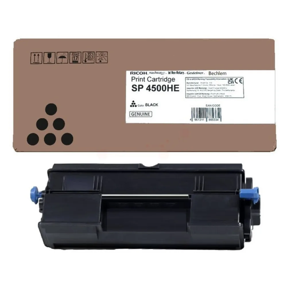 Original Ricoh 407318 / SP4500HE Toner schwarz