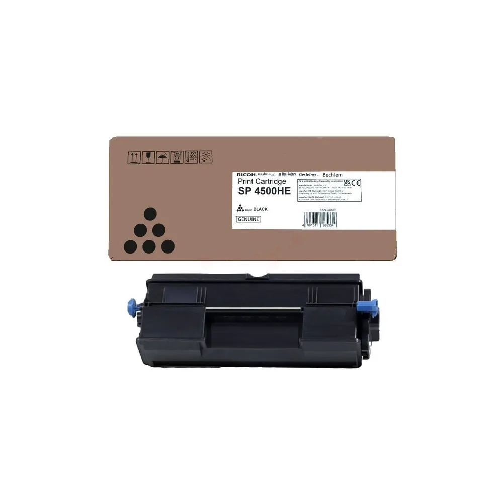 Original Ricoh 407318 / SP4500HE Toner schwarz