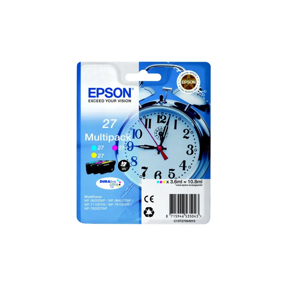 Original Epson C13T27054012 / 27 Tintenpatrone Multipack