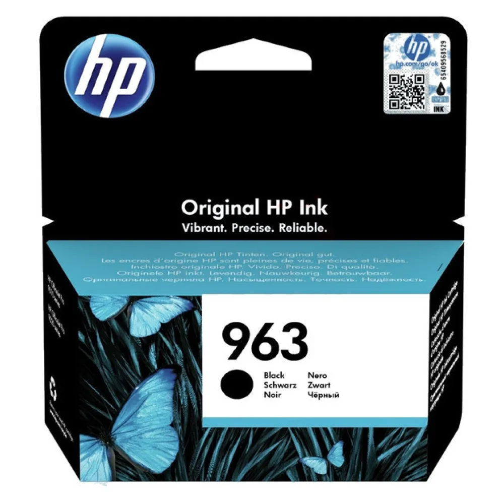 Original HP 3JA26AE / 963 Tintenpatrone schwarz