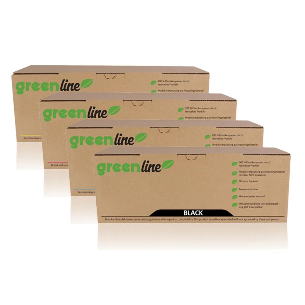 greenline Multipack ersetzt HP CF530A / 205A enthält 4x Tonerkartusche